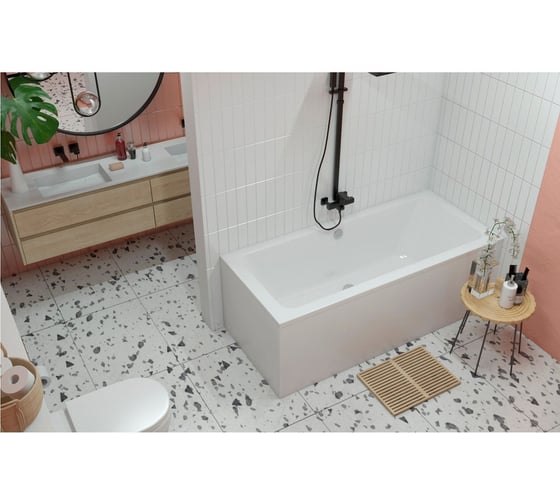 Акриловая ванна 170х75 Lavinia Boho Pure в наборе 4 в 1 S3-3710075P