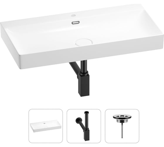 Раковина для ванной Wellsee Bromance в наборе 3 в 1 201001807 1