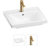 Раковина для ванной Wellsee FreeDom в наборе 2 в 1 201000823