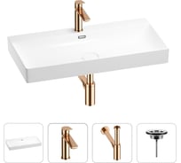 Раковина для ванной Wellsee Bromanceв наборе 4 в 1 201003854