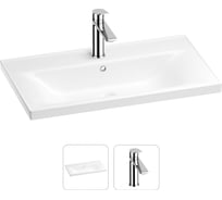 Раковина для ванной Wellsee FreeDom в наборе 2 в 1 201000856