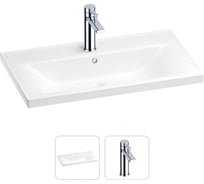 Раковина для ванной Wellsee FreeDom в наборе 2 в 1 201000851