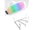 Угловая акриловая ванна 150 х 100 с каркасом Lavinia Boho Bell Pro в наборе 4 в 1 S3-370215PL 1