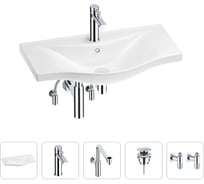 Раковина для ванной, в наборе 5 в 1 Wellsee Bisou 201005321