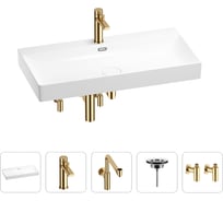 Раковина для ванной Wellsee Bromanceв наборе 5 в 1 201005573