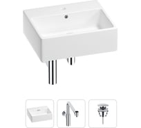 Раковина для ванной Wellsee Graceful Pro в наборе 3 в 1 201001346