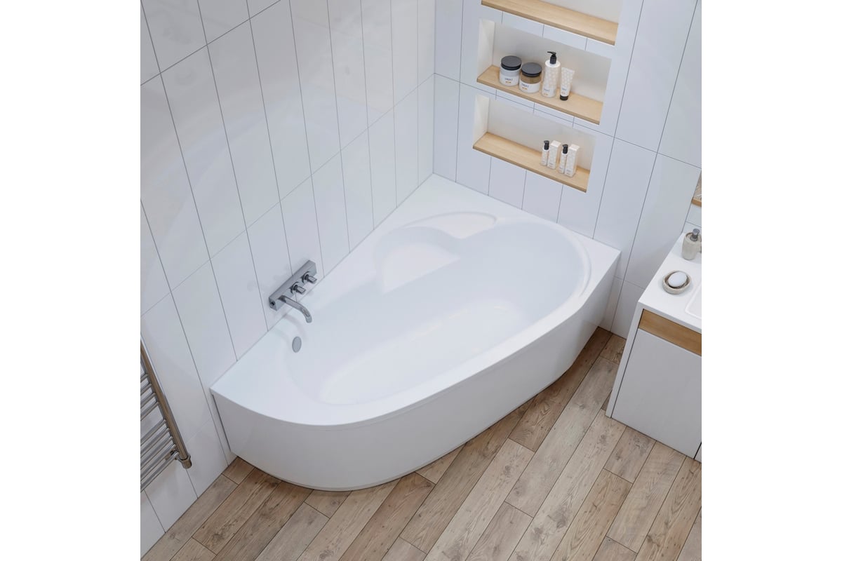 Угловая акриловая ванна 170 х 110 Lavinia Boho Bell Pro 3702170L ...