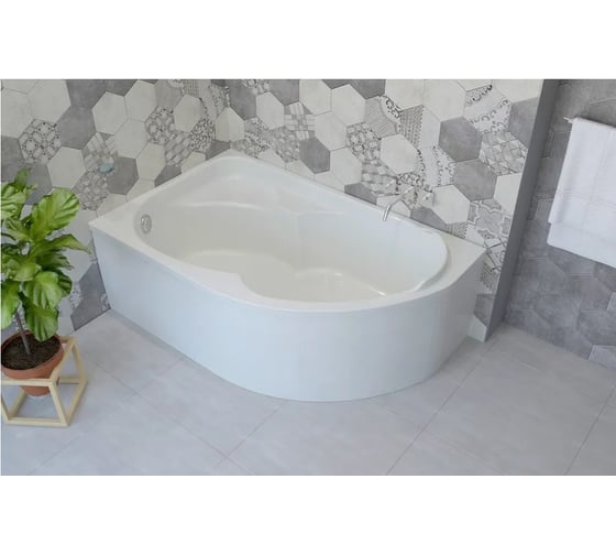 Угловая акриловая ванна 170 х 105 Lavinia Boho Grance Hill 3703170R