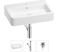 Раковина для ванной Wellsee Halcyon в наборе 3 в 1 201001291