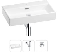 Раковина для ванной Wellsee Graceful Pro в наборе 3 в 1 201001351