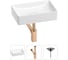 Раковина для ванной Wellsee Pure BY Wellsee в наборе 3 в 1 201001209 1