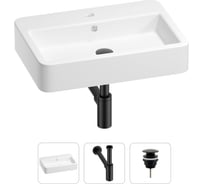 Раковина для ванной Wellsee Halcyon в наборе 3 в 1 201001277