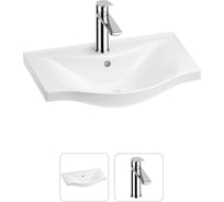 Раковина для ванной в наборе 2 в 1 Wellsee Bisou 201000876