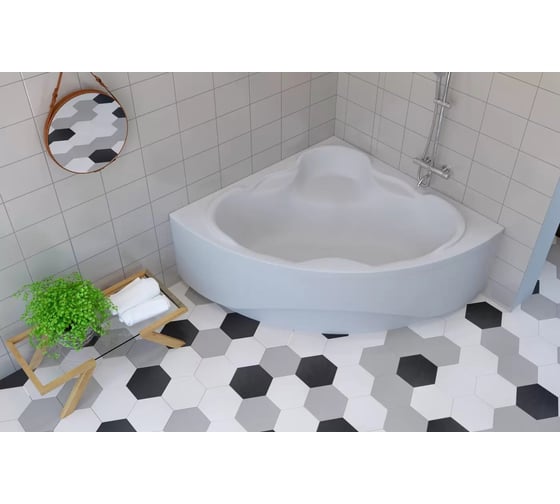 Гидромассажная акриловая ванна 140 х 140 Lavinia Boho Elegant в наборе 4 в 1 36187H00