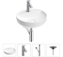 Раковина для ванной Wellsee Chalice Perfection в наборе 4 в 1 201002506