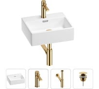 Раковина для ванной Wellsee Graceful Pro в наборе 4в1 201002888