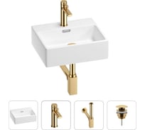 Раковина для ванной Wellsee Graceful Pro в наборе 4в1 201002868