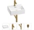 Раковина для ванной Wellsee Graceful Pro в наборе 4в1 201002873 1