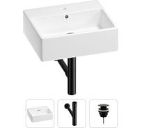 Раковина для ванной Wellsee Graceful Pro в наборе 3в1 201001337