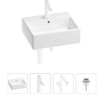 Раковина для ванной Wellsee Graceful Pro в наборе 4в1 201002950