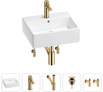 Раковина для ванной Wellsee Graceful Pro в наборе 5в1 201004583