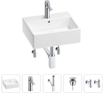 Раковина для ванной Wellsee Graceful Pro в наборе 5в1 201004591
