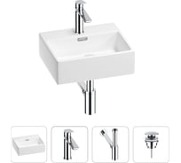 Раковина для ванной Wellsee Graceful Pro в наборе 4в1 201002851