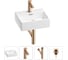 Раковина для ванной Wellsee Graceful Pro в наборе 4в1 201002874 1
