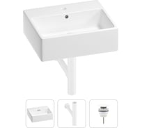 Раковина для ванной Wellsee Graceful Pro в наборе 3в1 201001340