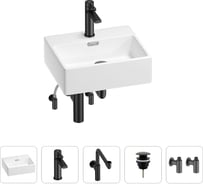 Раковина для ванной Wellsee Graceful Pro в наборе 5в1 201004572