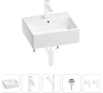 Раковина для ванной Wellsee Graceful Pro в наборе 5в1 201004580