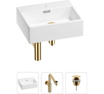 Раковина для ванной Wellsee Graceful Pro в наборе 3в1 201001323