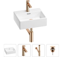 Раковина для ванной Wellsee Graceful Pro в наборе 4в1 201002884