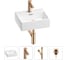 Раковина для ванной Wellsee Graceful Pro в наборе 4в1 201002884 1