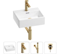 Раковина для ванной Wellsee Graceful Pro в наборе 4в1 201002883