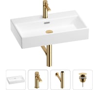 Раковина для ванной Wellsee Graceful Pro в наборе 4в1 201002978