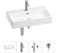 Раковина для ванной Wellsee Graceful Pro в наборе 4в1 201002996