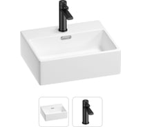 Раковина для ванной Wellsee Graceful Pro в наборе 2в1 201000782