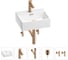 Раковина для ванной Wellsee Graceful Pro в наборе 5в1 201004549 1