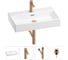 Раковина для ванной Wellsee Graceful Pro в наборе 4в1 201002979 1