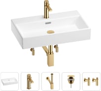 Раковина для ванной Wellsee Graceful Pro в наборе 5в1 201004643