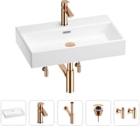 Раковина для ванной Wellsee Graceful Pro в наборе 5в1 201004659