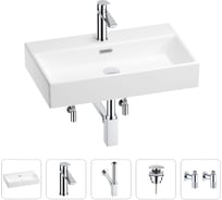 Раковина для ванной Wellsee Graceful Pro в наборе 5в1 201004636