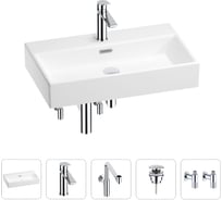Раковина для ванной Wellsee Graceful Pro в наборе 5в1 201004666
