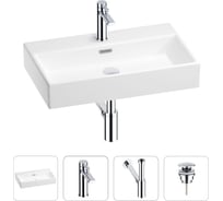 Раковина для ванной Wellsee Graceful Pro в наборе 4в1 201002956