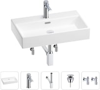 Раковина для ванной Wellsee Graceful Pro в наборе 5в1 201004641