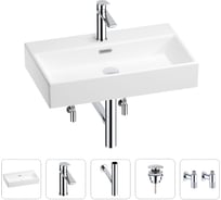 Раковина для ванной Wellsee Graceful Pro в наборе 5в1 201004646
