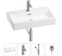 Раковина для ванной Wellsee Graceful Pro в наборе 4в1 201002981