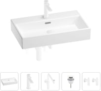 Раковина для ванной Wellsee Graceful Pro в наборе 5в1 201004675