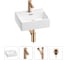 Раковина для ванной Wellsee Graceful Pro в наборе 4в1 201002854 1